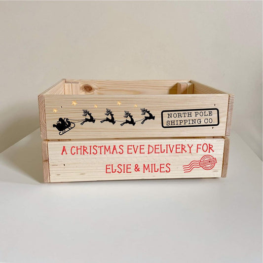 Sleigh Christmas Crate