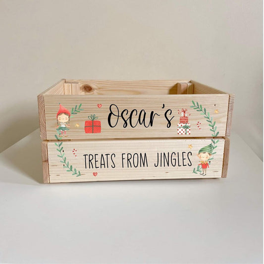 Elf Christmas Crate
