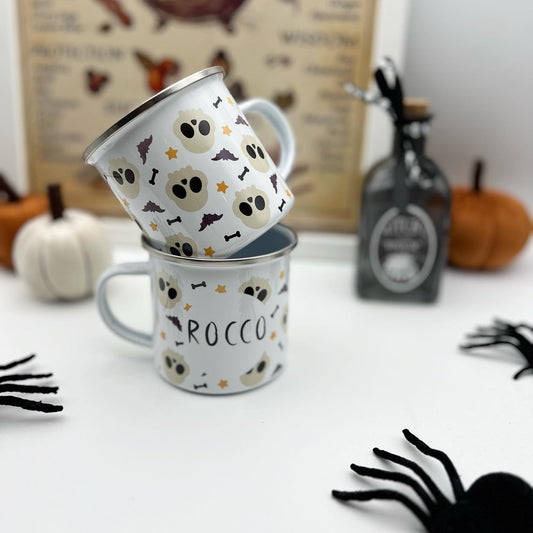 Halloween Skulls & Bats Mug