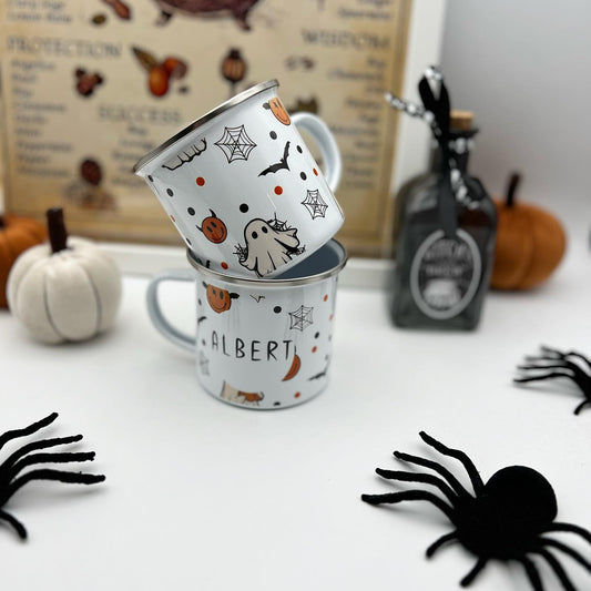 Halloween Pumpkins & Bats Mug
