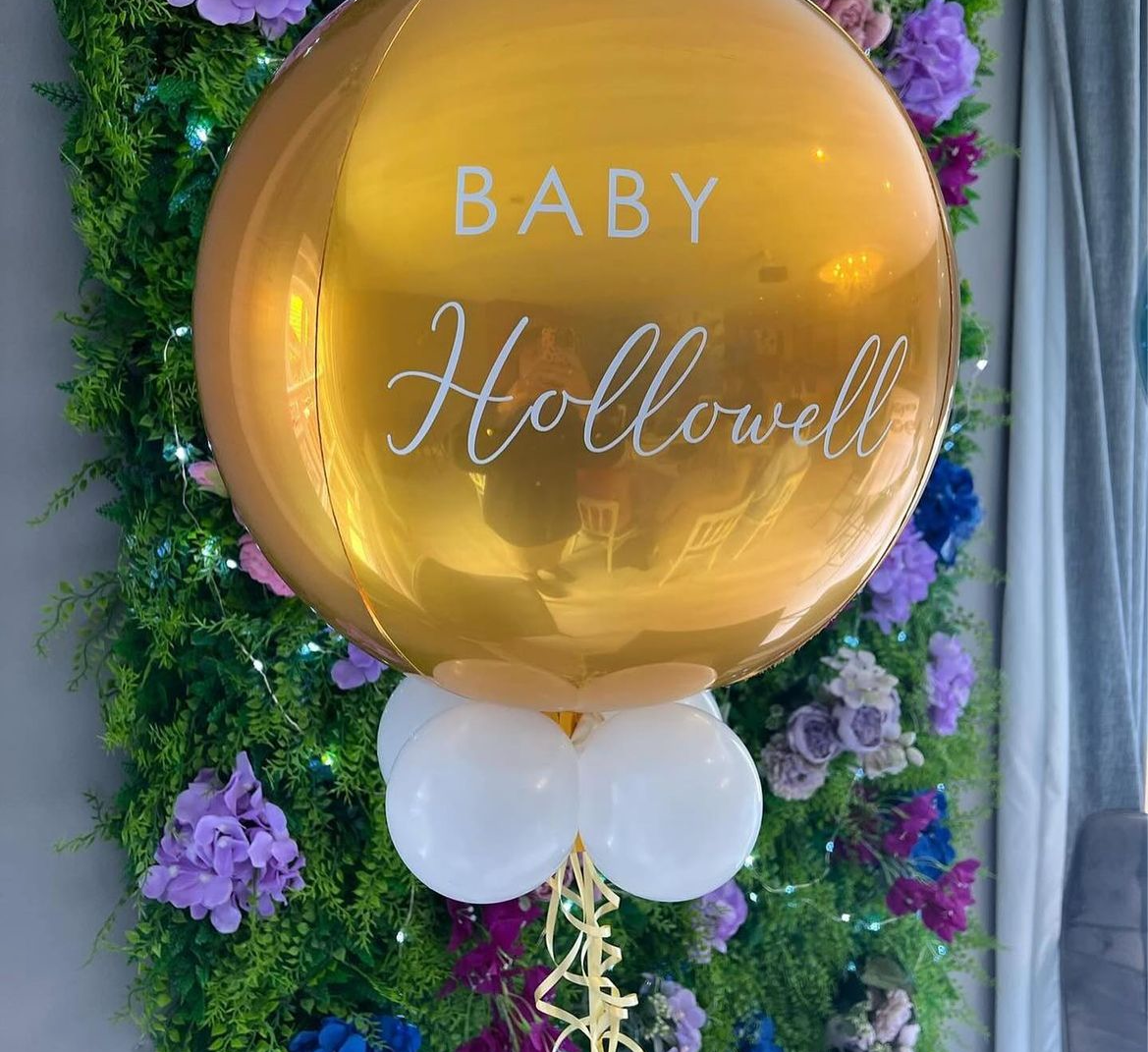 Personalised Helium Orb Balloon