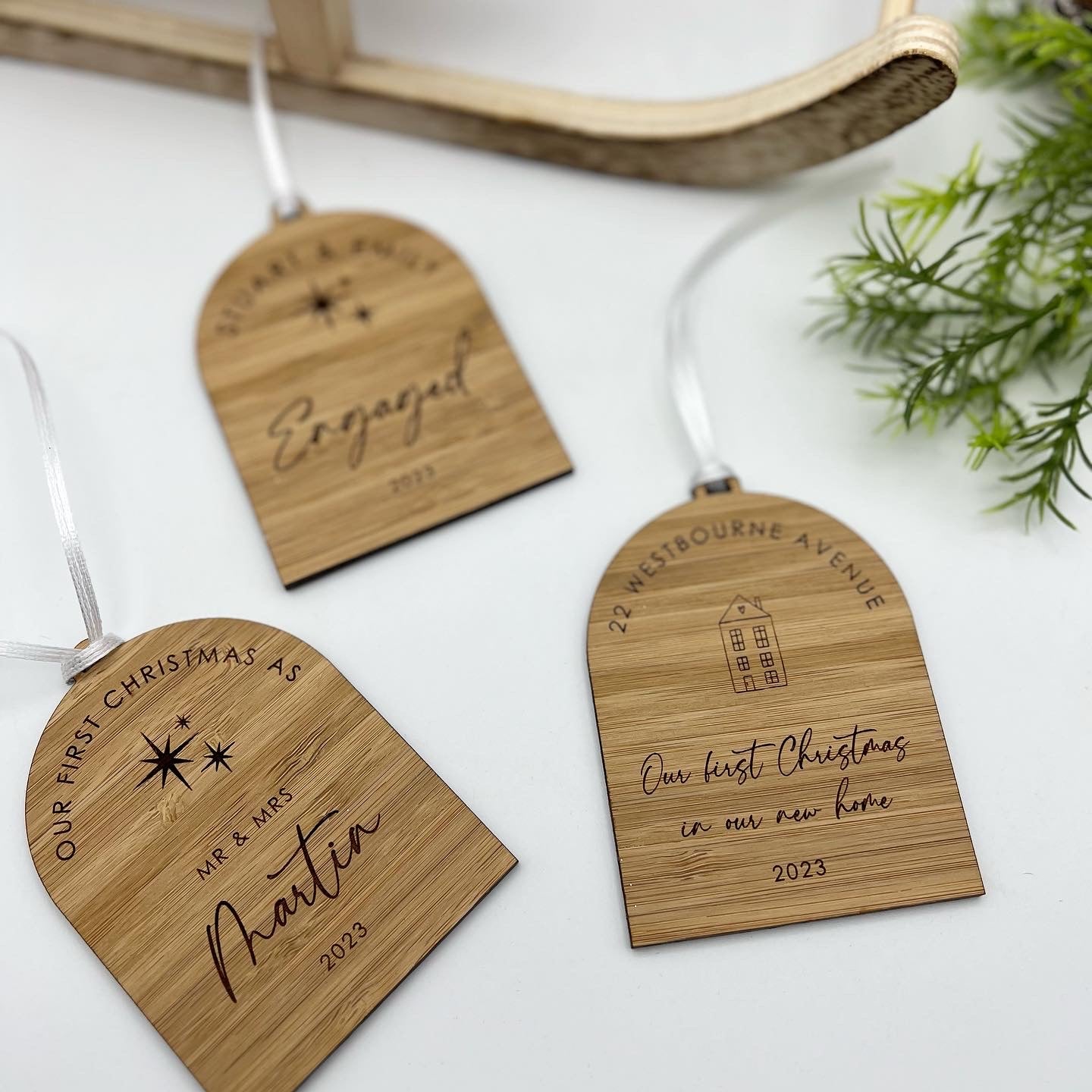 Arched Christmas 2023 Bauble