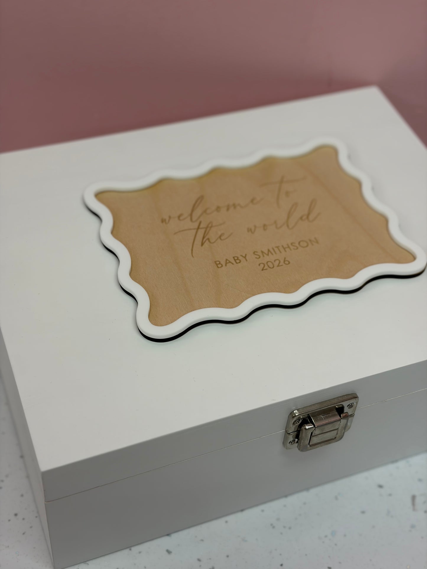 White Wooden Box - Clearance