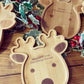Engraved Rudolph Bamboo plate