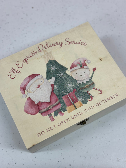 Personalised Wooden Elf Box