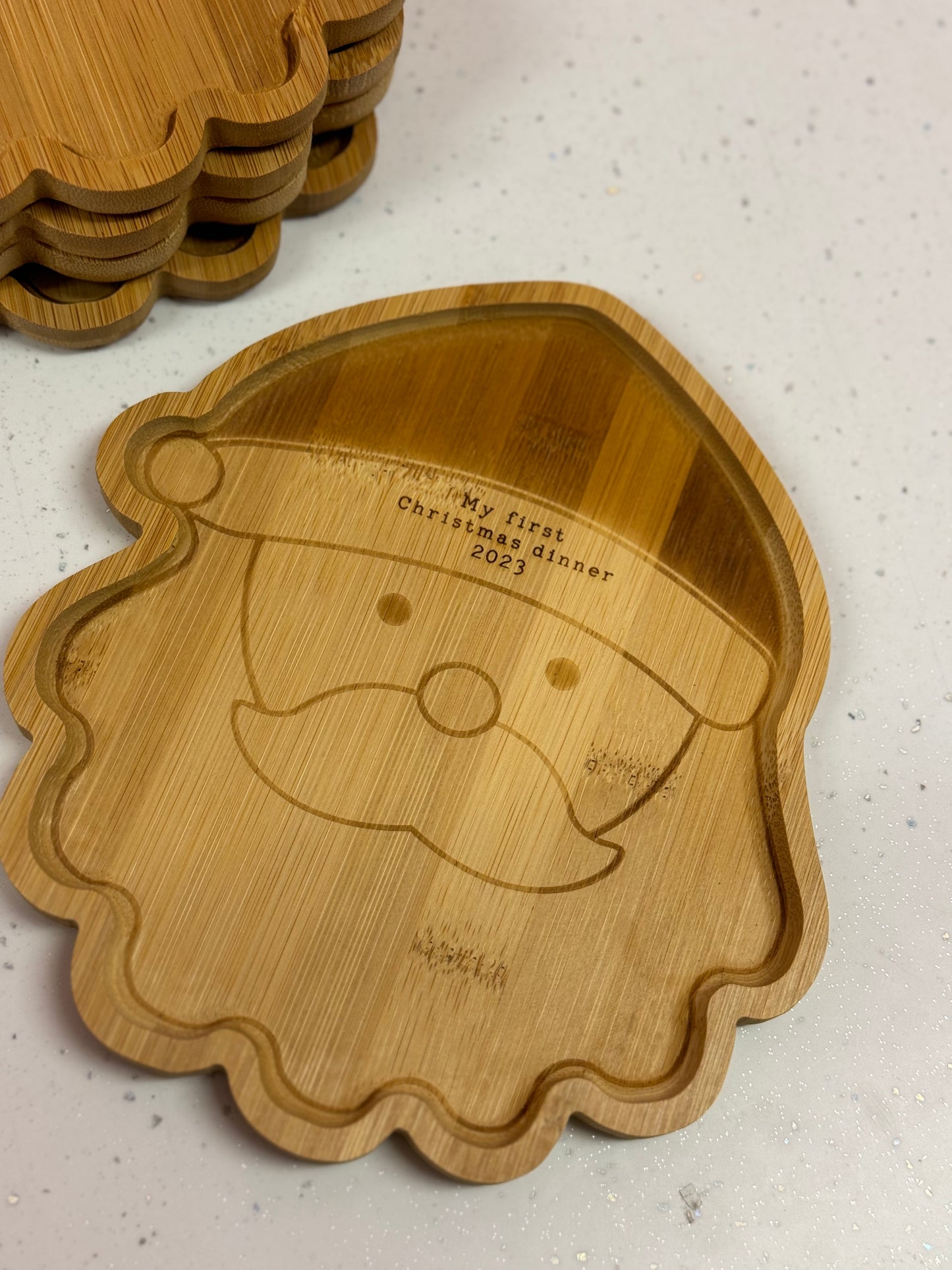 Santa Christmas Dinner 2023 Plate