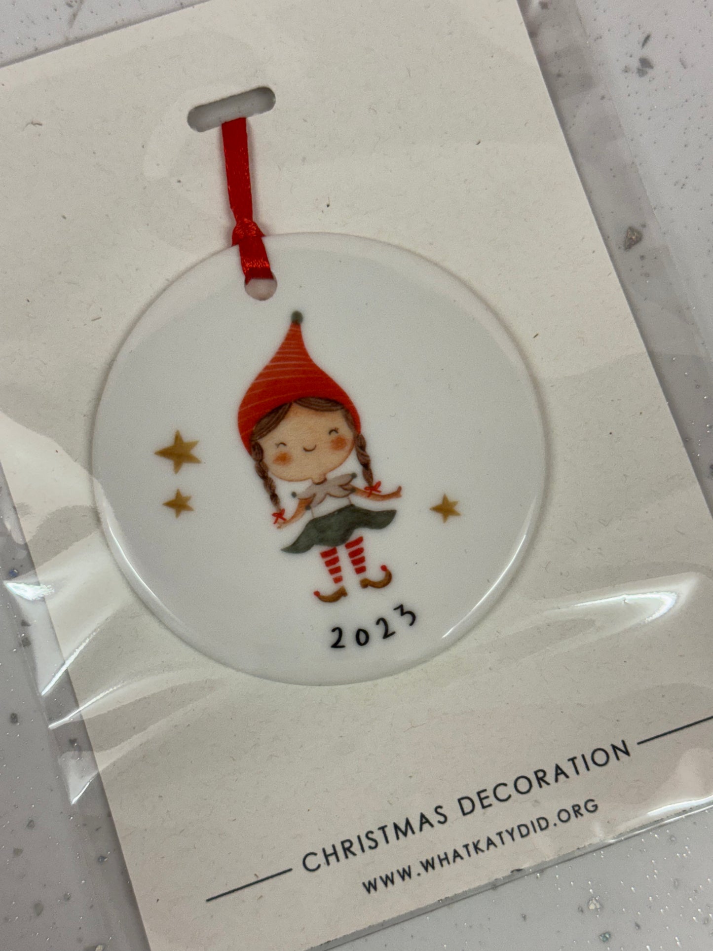 Elf Girl Bauble