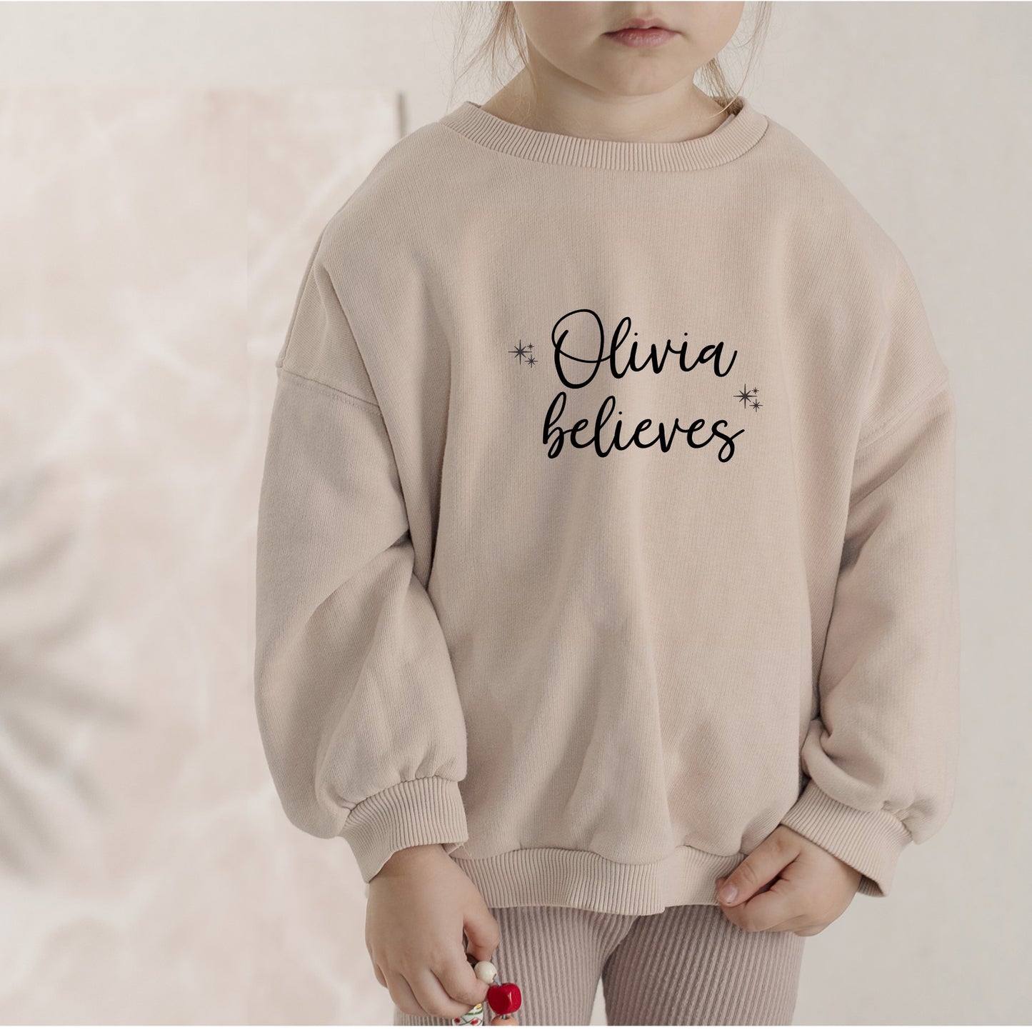 Childrens unisex sweatshirt - believes