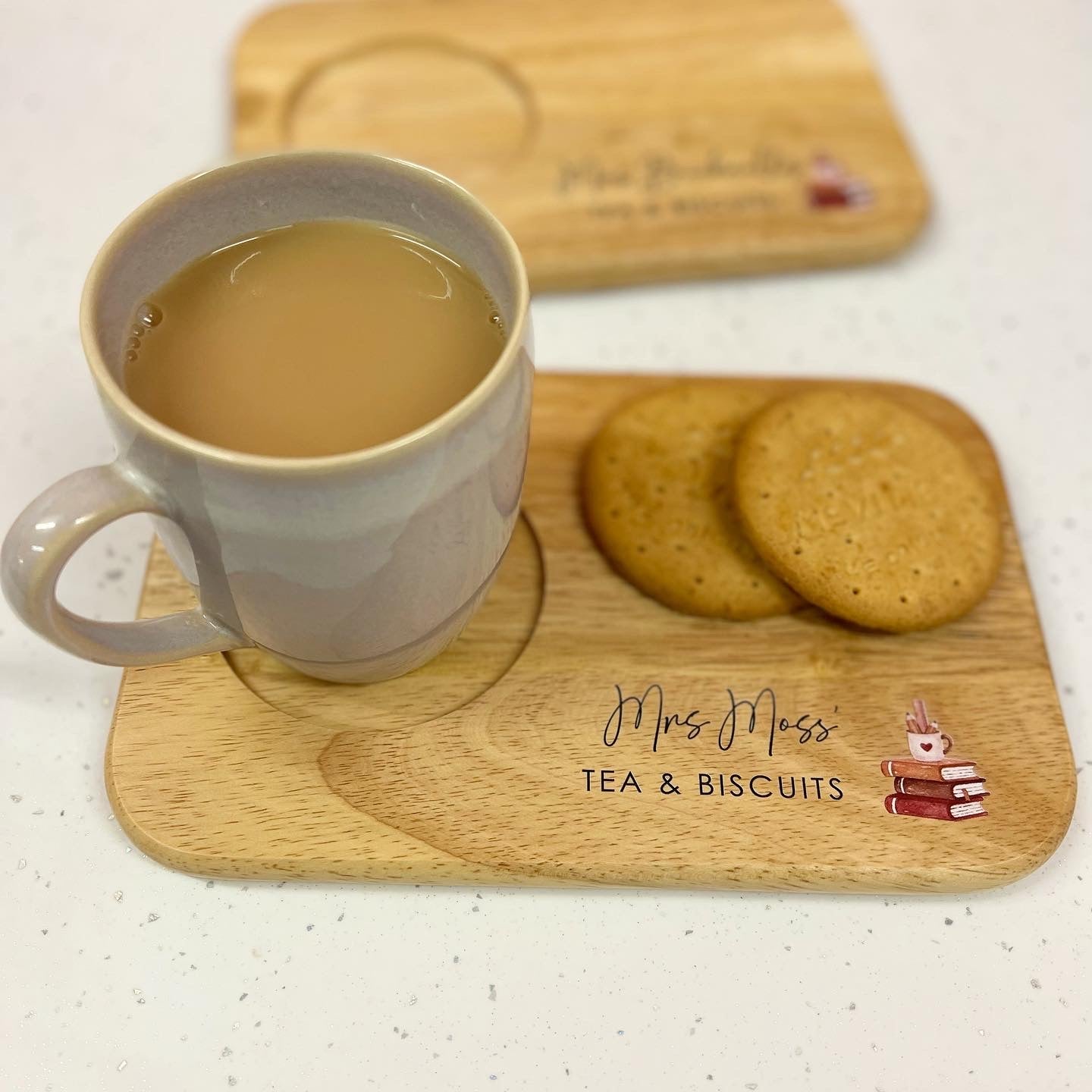 Printed Teacher Wooden Tea Board