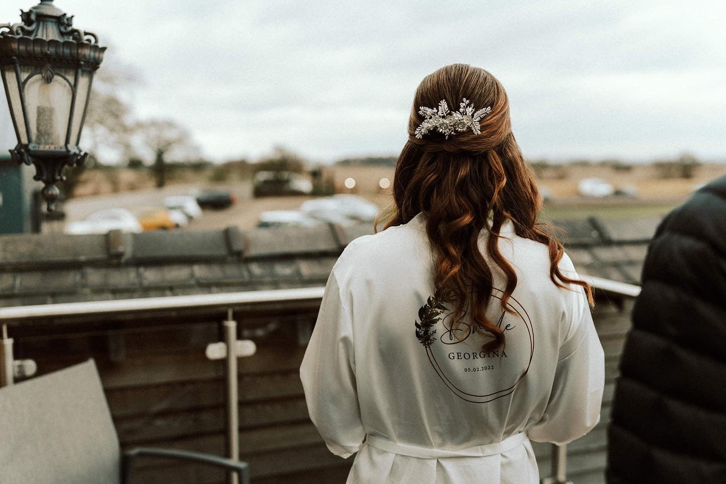 Wedding / Hen Party Bridal Robes Greenery Wreath Top