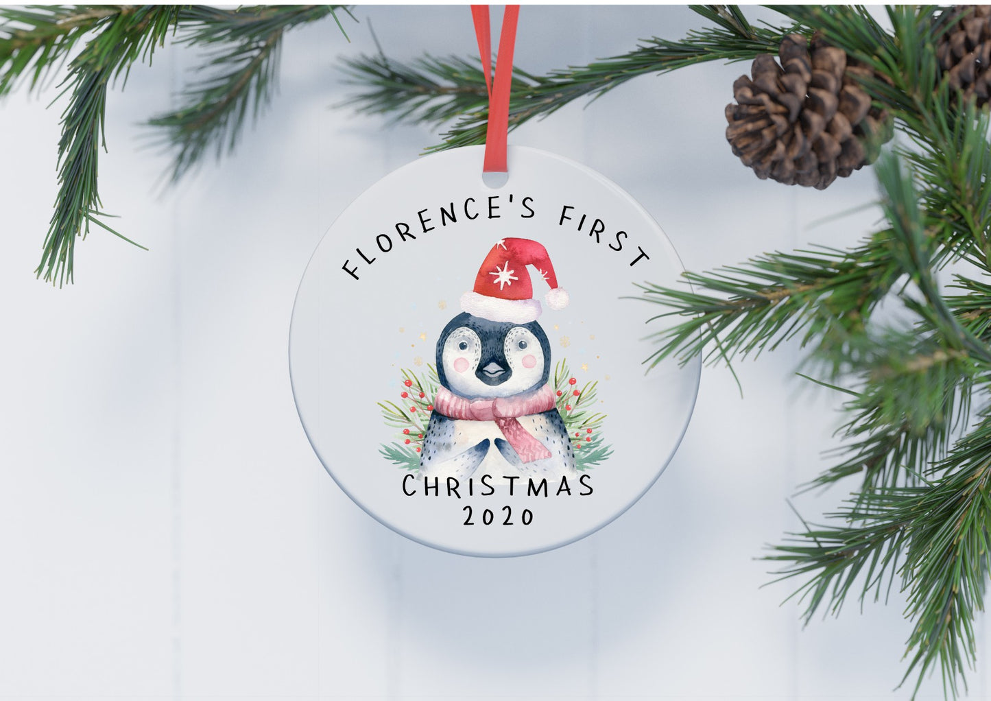 Winter Animal Ceramic Tree Decoration