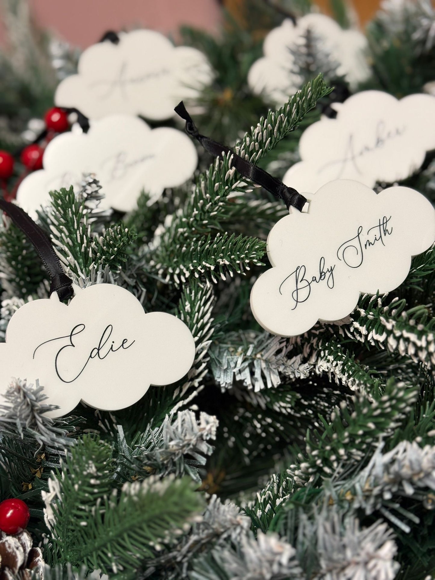 Chasing Rainbows Christmas Tree Festival cloud decorations 2025