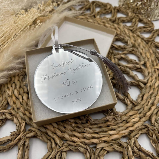 First Christmas Together Bauble