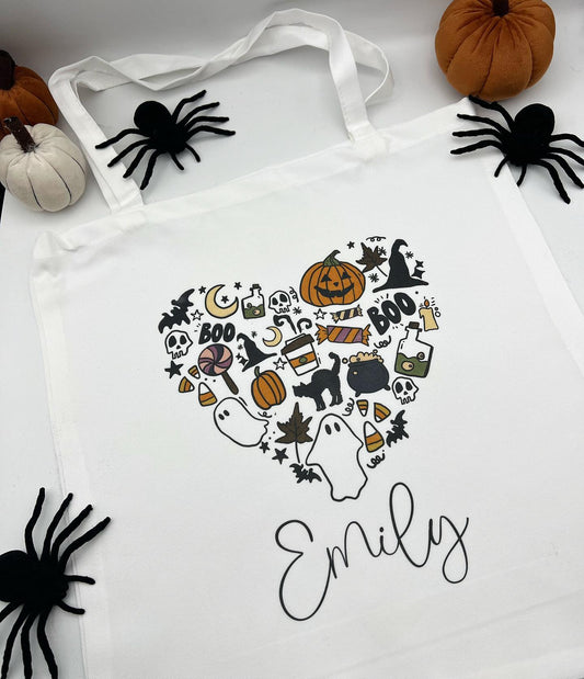 Halloween Trick or Treat Tote Bag