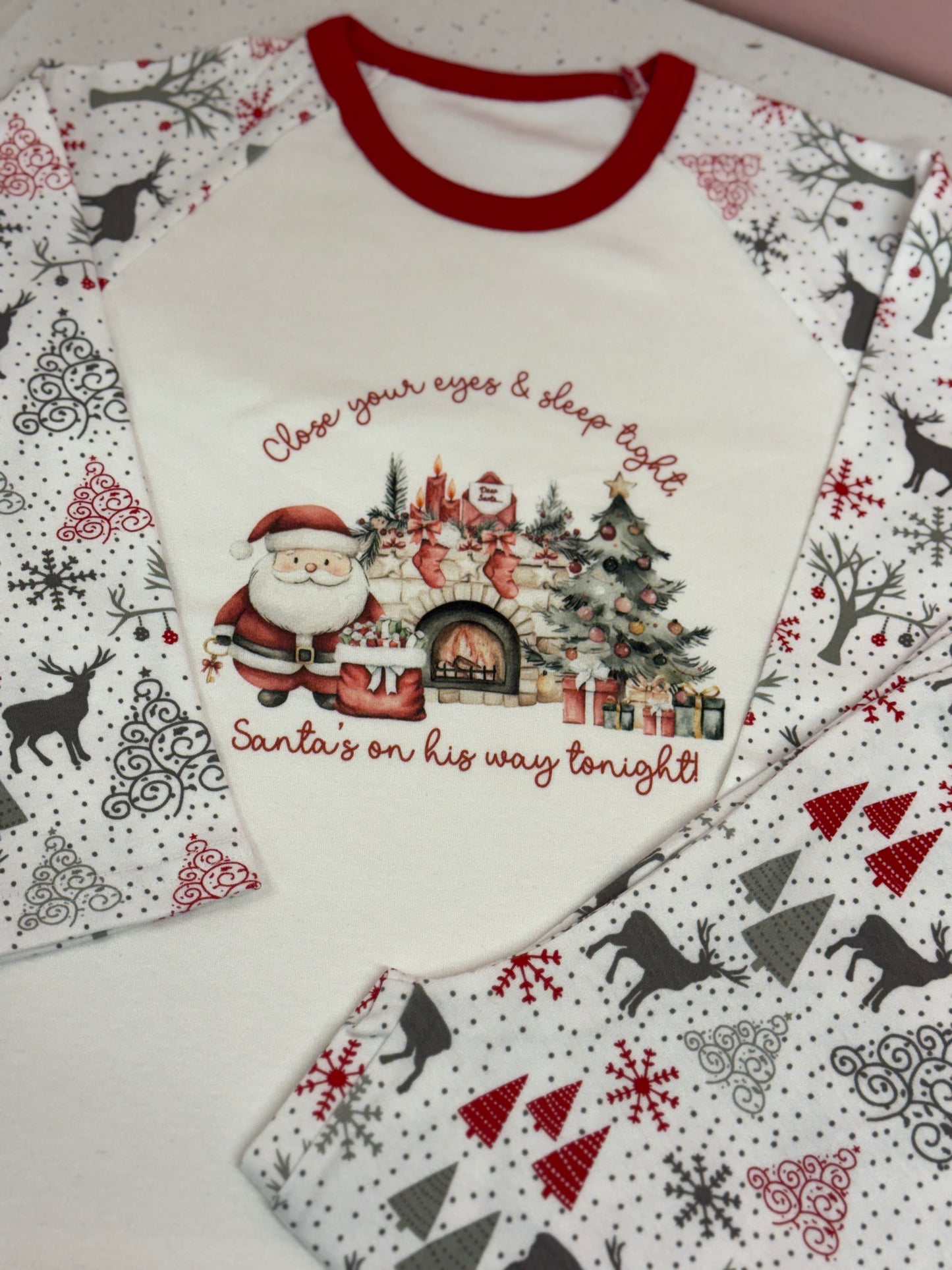 Close Your Eyes Christmas Pyjamas 3-4years  (NON PERSONALISED)