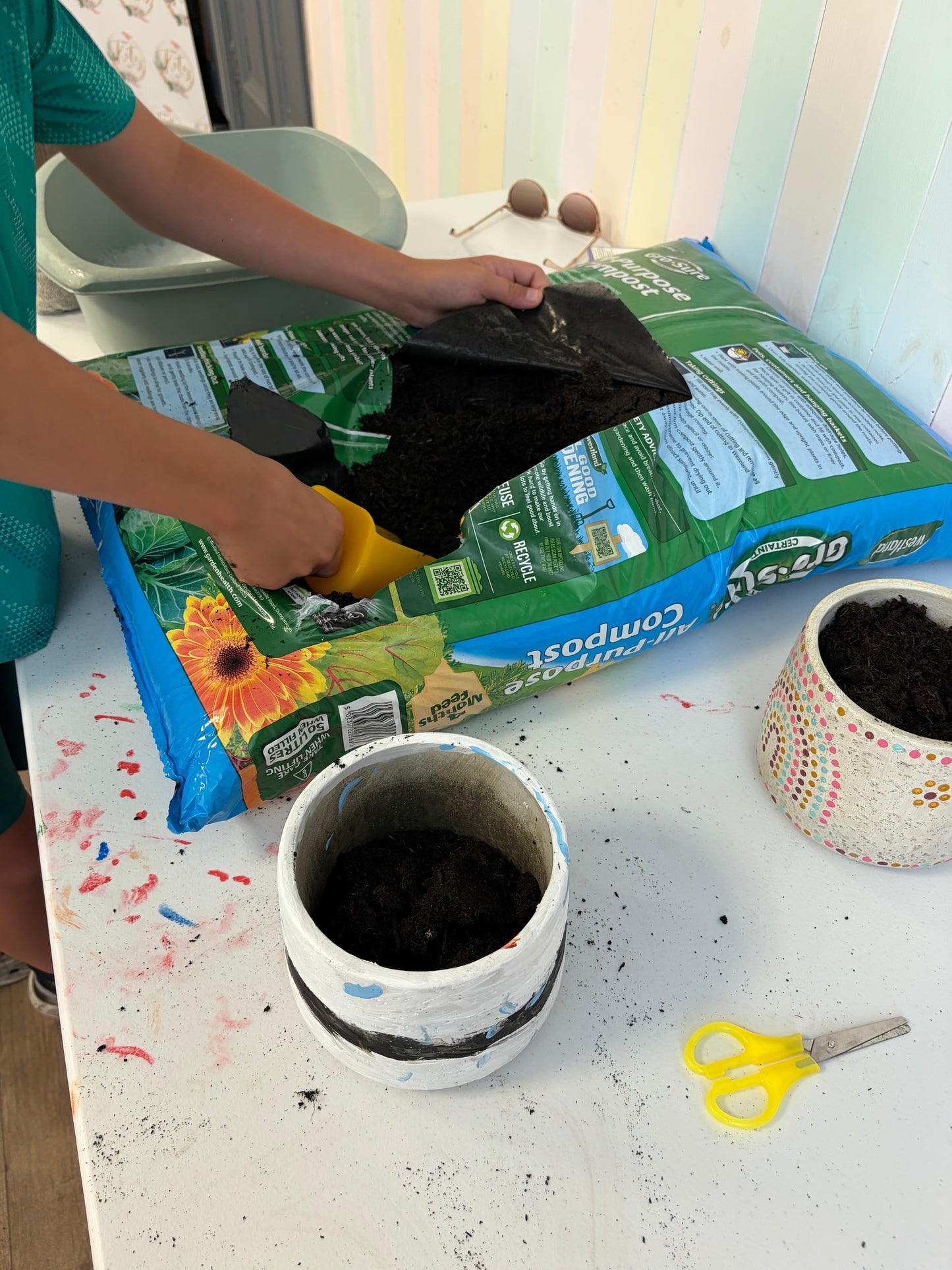 Summer create and craft club - 10th August 9:30-11am - floral planters