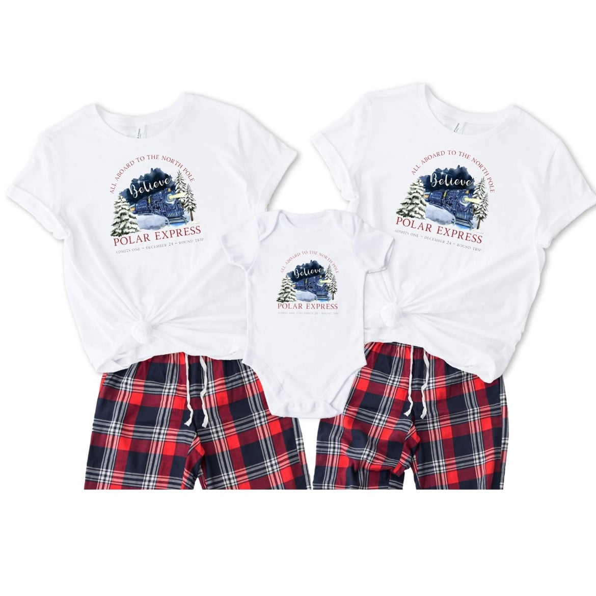 Polar Express Family T-shirts