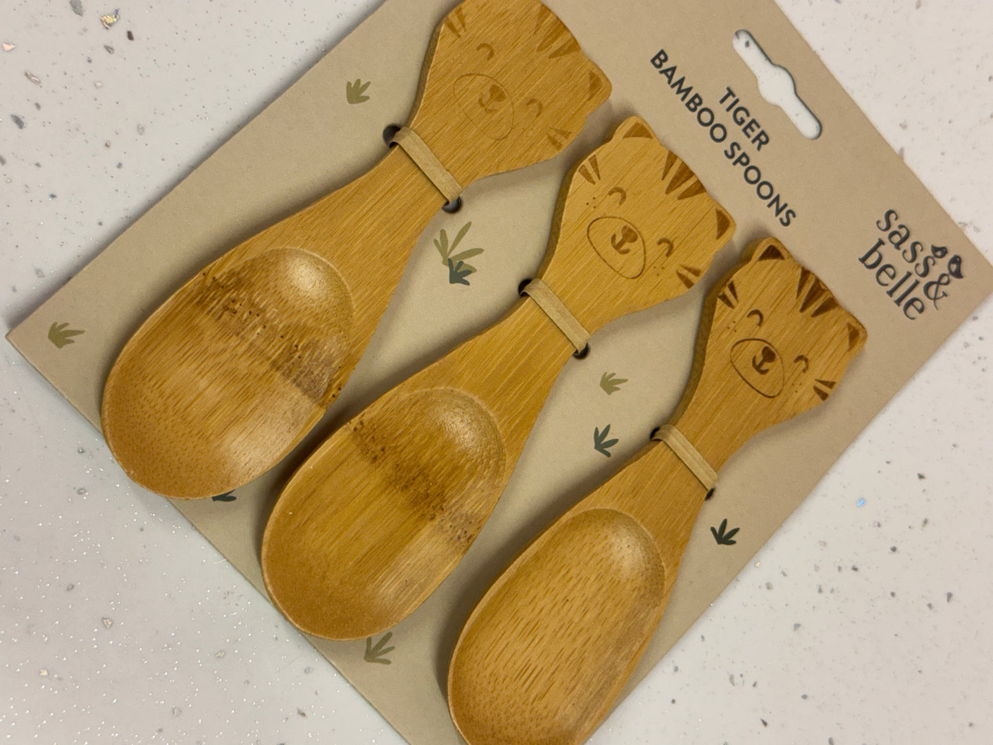 Bamboo Tiger Spoons Pack of 3