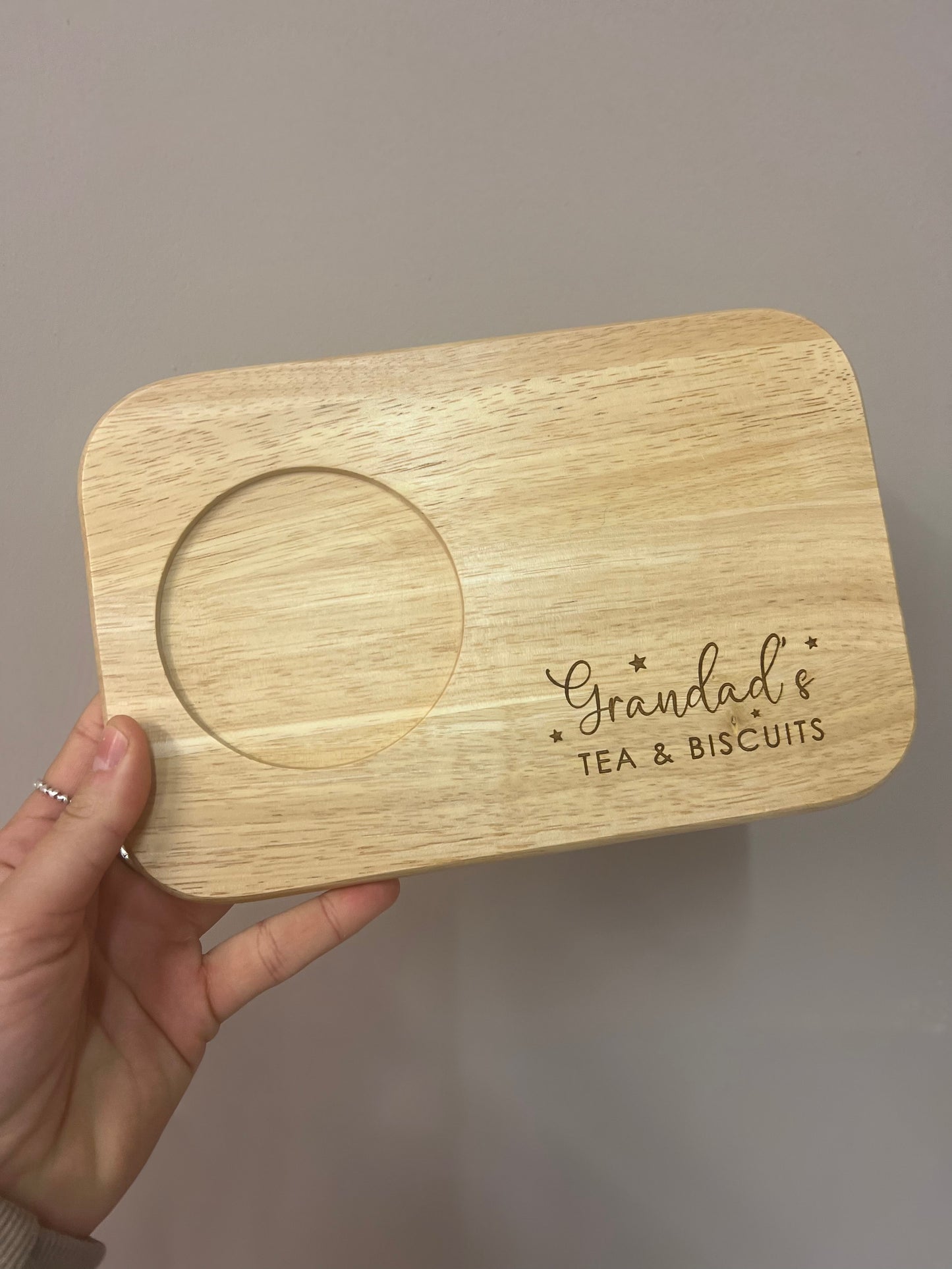Father’s Day Engraved Wooden Tea Board