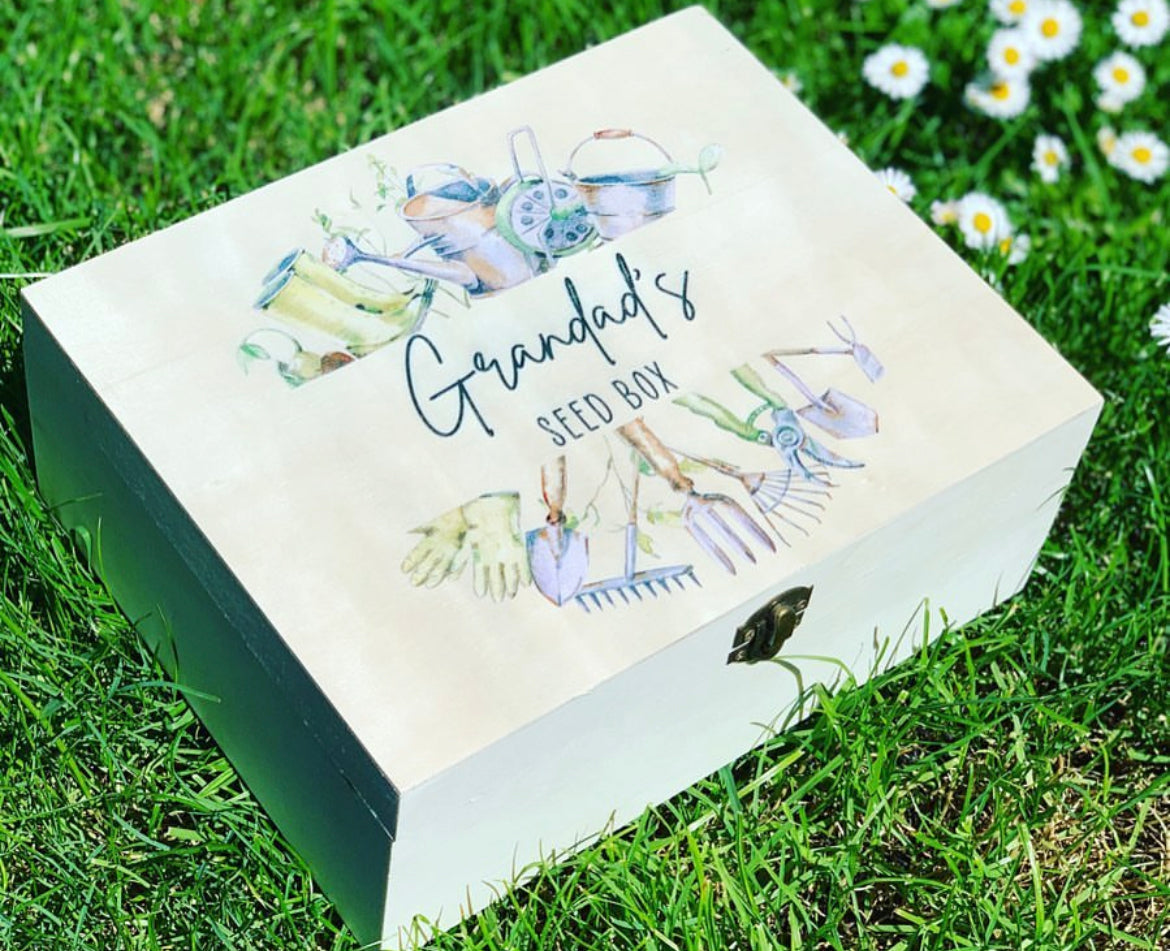 Father’s Day Wooden Seed Box