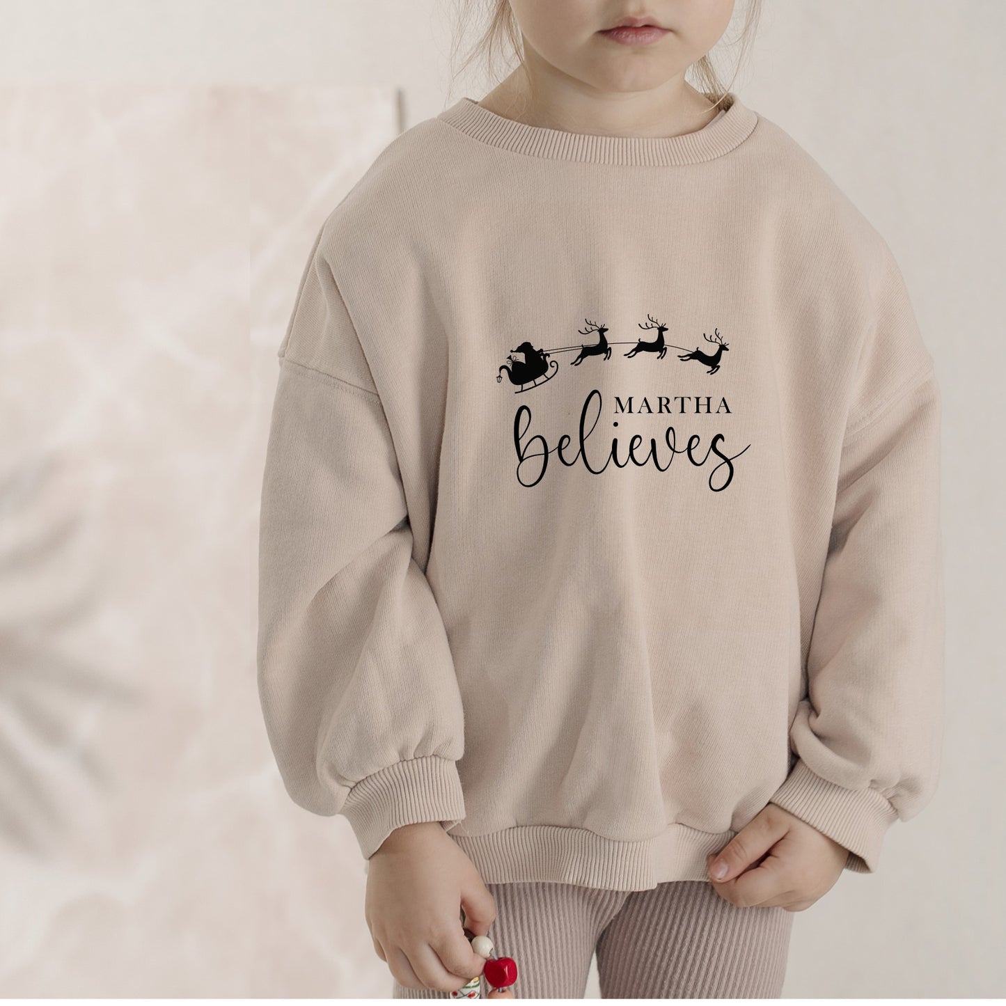 Childrens unisex sweatshirt - sleigh