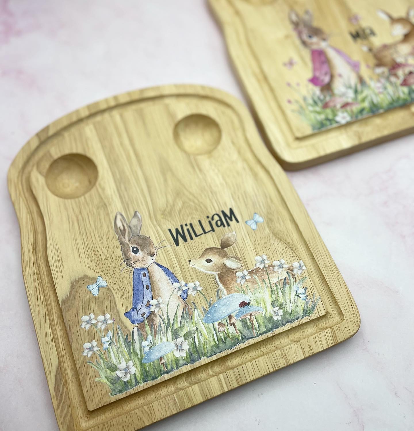 Easter Bunny Personalised Dippy Egg Board