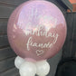 Personalised Helium Orb Balloon