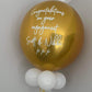 Personalised Helium Orb Balloon