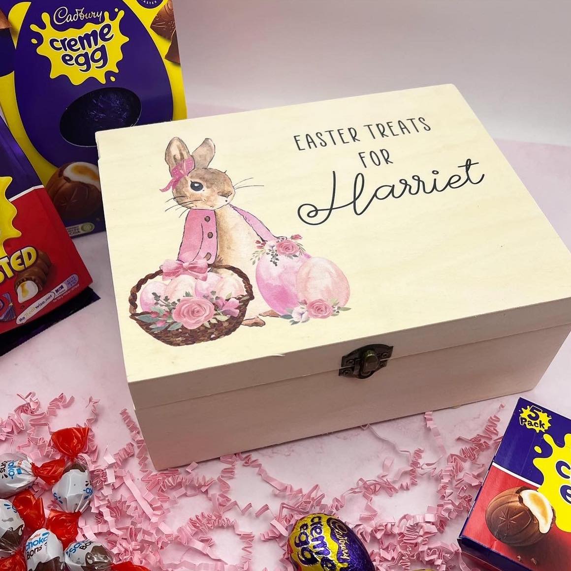Personalised Easter Wooden Box