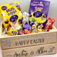 Wooden Personalised Easter Crate