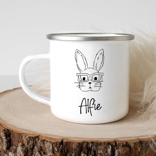 Older Bunny Easter Mug