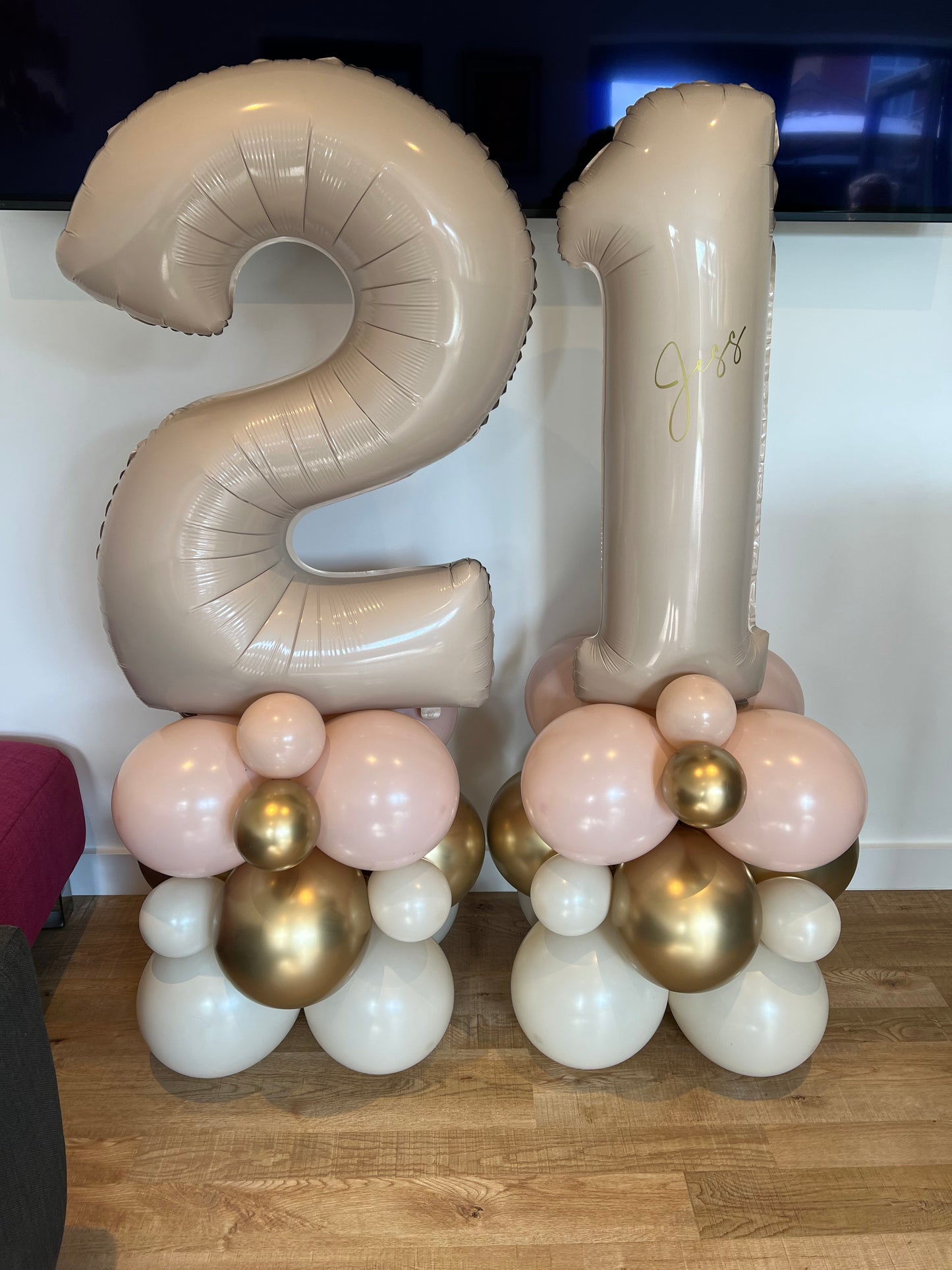 Double Number Balloon Stack