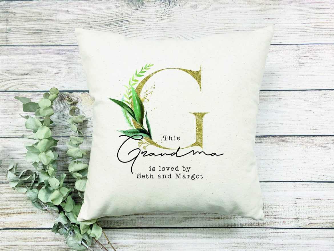 Personalised Mother’s Day cushion